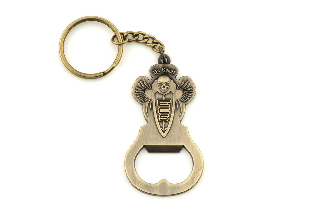 Custom bottle opener on sale keyring